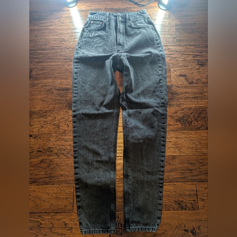 Asos Design Black Denim Jeans Made in Turkey Size 28 Tall